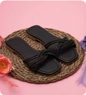 Sandalias negras (PlanaS)